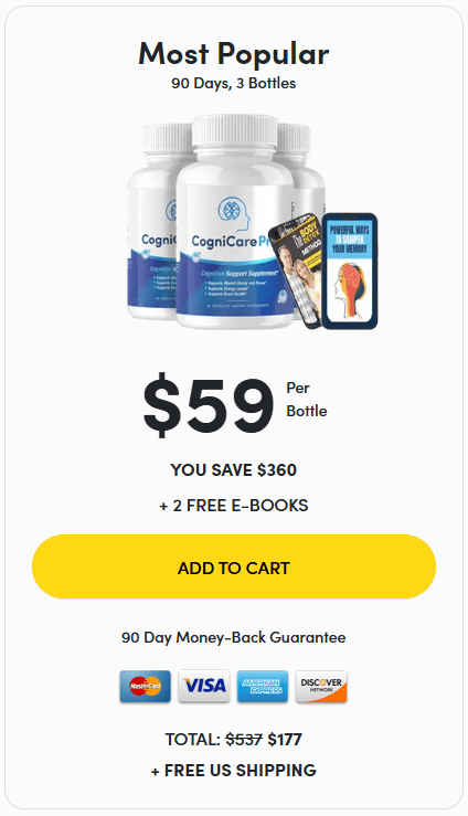 cognicare pro 3 bottles price